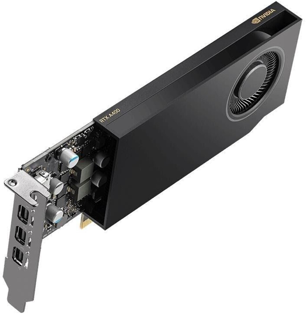 Компактная видеокарта NVIDIA RTX A400 4 ГБ