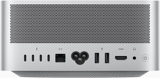 Задние порты Mac Studio