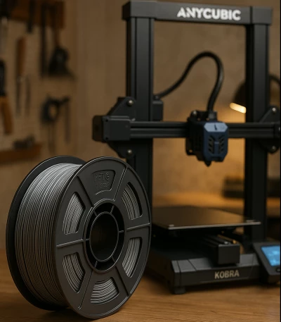 PETG пластик для 3D принтера серый – купить в Москве