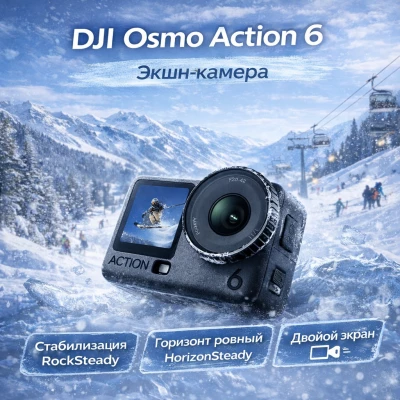 Экшн-камера DJI Osmo Action 6 – купить в Москве